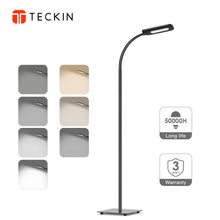 Carica l&#39;immagine nel visualizzatore di Gallery, Lampada da Pavimento a Stelo in LED, Paralume Classico Semplice Black - Ilgrandebazar