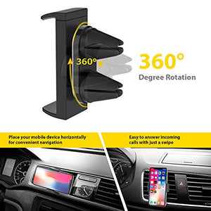 Elekin Supporto Auto Smartphone 360 Gradi di