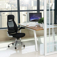 Carica l&#39;immagine nel visualizzatore di Gallery, SONGMICS Sedia da Ufficio Poltrona Girevole e Regolabile con Poggiatesta... - Ilgrandebazar