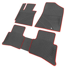 Carica l'immagine nel visualizzatore di Gallery, OREALTECH Tappeti Tappeto Tappetini Tappetino Moquette Auto in Rosso-Rosso