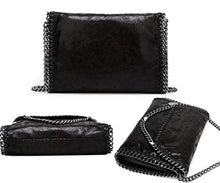 Carica l&#39;immagine nel visualizzatore di Gallery, Valleycomfy Borsa da donna a tracolla elegante a Nero