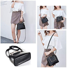 Carica l&#39;immagine nel visualizzatore di Gallery, Vbiger Borsa da donna a tracolla alla moda Borse casual con manico Nero