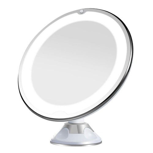 Aphrodite Specchio bagno Trucco Portatile con ingrandimento 10 X, Luce LED,... - Ilgrandebazar
