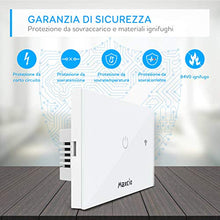 Carica l&#39;immagine nel visualizzatore di Gallery, Interruttore Smart, Maxcio Alexa della Luce, Switch Wifi 1 Gang