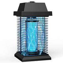 Carica l&#39;immagine nel visualizzatore di Gallery, PALONE Lampada Antizanzare Elettrica, 20W 4500V UV Lampada Repellente Zanzare, Impermeabile IPX4 Trappola Zanzare Elettrico Per Campeggio, Giardino, Interni ed Esterni, Silenzioso e Sicuro