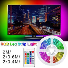 Carica l'immagine nel visualizzatore di Gallery, LED TV Retroilluminazione,Hually 2M Striscia USB con Telecomando e 16...