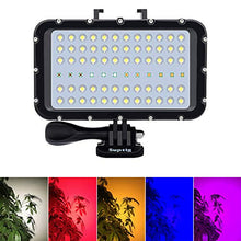 Carica l&#39;immagine nel visualizzatore di Gallery, Suptig - Illuminazione video subacquea con 72 luci a LED, compatibile con...