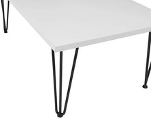 Carica l'immagine nel visualizzatore di Gallery, Set di 4 gambe da tavolo in metallo, perfette per tavolo da pranzo, tavolino da salotto, scrivania e molto altro, Nero