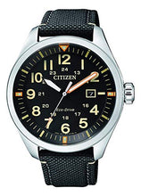 Carica l'immagine nel visualizzatore di Gallery, Citizen Orologio Analogico Quarzo Uomo con Cinturino in Nylon AW5000-24E - Ilgrandebazar