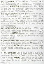 Carica l&#39;immagine nel visualizzatore di Gallery, MeaVita 60713 Olio d&#39;Oliva Meavita, Extravergine e Spremuto a Freddo, 1...