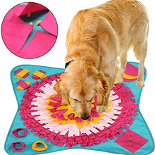 Carica l'immagine nel visualizzatore di Gallery, IEUUMLER Tappetino Pet Training Snuffling Mat Cane Naso 70x70cm, Blue