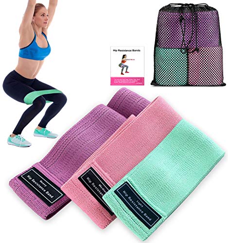 Fascia elastica per il fitness, set di cinturini la resistenza dell'anca...