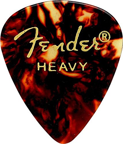 Fender 198-0351-900 351 Shape Classic Picks - 351 - Heavy, TORTOISE SHELL - Ilgrandebazar