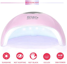 Carica l&#39;immagine nel visualizzatore di Gallery, McNory 24W Lampada Unghie UV Led per Gel Unghie Automatico Sensore con 3 Timer Preimpostati (30s,60s,90s)