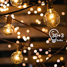 Carica l&#39;immagine nel visualizzatore di Gallery, Avoalre Catena Luminosa 30+3 Lampadine Luci Esterno Professionali IP65 G40