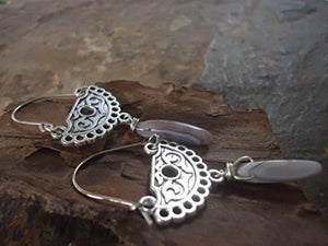 ✿ TRIBALI FORI BOHO & orecchini laterali STONE ✿