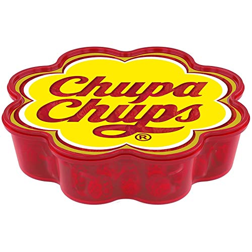 Chupa Chups Margherita, Confezione Speciale, Box Regalo con 30 Lollipop Gusti Assortiti Frutta e Cola, Idea Regalo per Feste e Compleanni, Senza Glutine