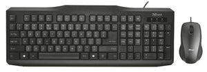 Trust Classicline Tastiera Resistente all'Acqua, USB, Nero [Layout Italiano] - Ilgrandebazar
