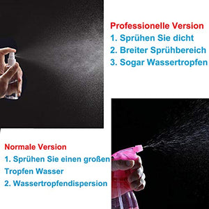 3 Pezzi (50 ML) Bottiglie Spray Trasparente Plastic Fine Nebbia Bottiglia...