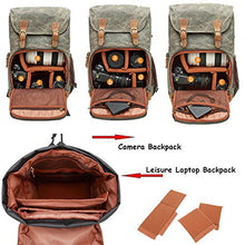 Carica l&#39;immagine nel visualizzatore di Gallery, Zaino Casual per Fotocamera/Reflex di Tasca,Zaino Laptop Amy green