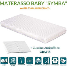 Carica l&#39;immagine nel visualizzatore di Gallery, EVERGREENWEB Materasso Lettino o Culla 60x120 per Bambini 60 x 120 cm, Bianco