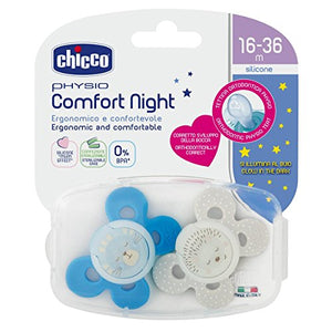Chicco 00074935420000 Physio Comfort Night Bimbo Succhietto di Silicone,... - Ilgrandebazar