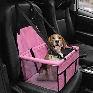 PETEMOO Seggiolino Auto per Cani da Compagnia, rosa-A - Ilgrandebazar