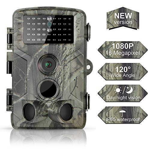 DIGITNOW! Fotocamera da Caccia 16MP 1080P HD Impermeabile, 120°Ampia visuale...