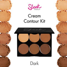 Carica l&#39;immagine nel visualizzatore di Gallery, Sleek MakeUP - Kit per contorno viso, consistenza cremosa, colori scuri