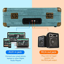 Carica l&#39;immagine nel visualizzatore di Gallery, Giradischi Vinile, 3 Velocità (33 1/3, 45 E 78 Giri) stereo M435-GREEN