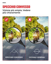 Carica l&#39;immagine nel visualizzatore di Gallery, Moto Specchietto Retrovisore Omologati Universali Specchi Specchio...