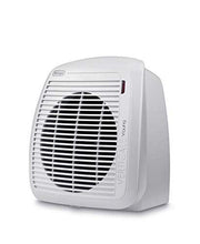 Carica l&#39;immagine nel visualizzatore di Gallery, De&#39;Longhi HVY1020 Termoventilatore verticale Young, Silenzioso e leggero, Protezione antigoccia, Maniglia, Dispositivo di sicurezza, Luce, Protezione antigelo, Piccole dimensioni, 2000watt, Bianco