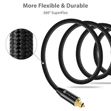 Carica l'immagine nel visualizzatore di Gallery, Syncwire Cavo Ottico Audio Digitale - 2m Toslink [24k 2M