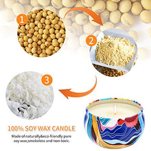 Carica l'immagine nel visualizzatore di Gallery, Viesap Candele Profumate,Aromatiche Set Regalo per Donna,100% Cera...
