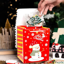 Carica l&#39;immagine nel visualizzatore di Gallery, ZLPBAO 12 pz Sacchetti Regalo di Natale, Grandi Bustine Regalo con Manico per Dolcetti Caramelle Confetti Doni e Regali di Natale, Sacchetti Natalizi Sacchetti Regalo Carta Natale per Regali
