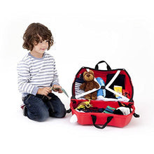 Carica l'immagine nel visualizzatore di Gallery, Trunki Valigia Cavalcabile Per Bambini - I Veicoli Rosso