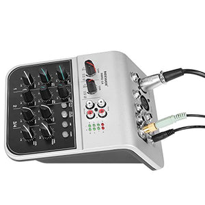 Neewer NW02-1A Mixer Console 2 Canali Economico per Microfono a 2 Channel - Ilgrandebazar