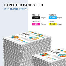 Carica l'immagine nel visualizzatore di Gallery, GPC Image TN241 TN245 Cartucce Toner 1 Nero, 1 Ciano, 1 Magenta, 1 Giallo