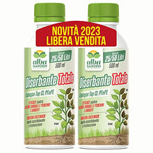 Carica l&#39;immagine nel visualizzatore di Gallery, Albagarden - Diserbante Totale Glifosate Gliphogan Top Erbicida Per Diserbo Erbacce Ad Azione Disseccante Seccatutto Disserbante Per Gramigna A Base di Glifosato Glyphosate Libera Vendita 2 x 500 Ml