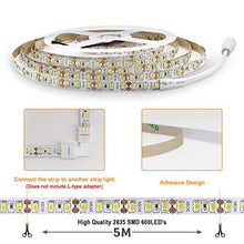 Carica l&#39;immagine nel visualizzatore di Gallery, Chesbung Striscia LED, Luce Diurna LED Bianca 6500K, 600 Bianco - Ilgrandebazar