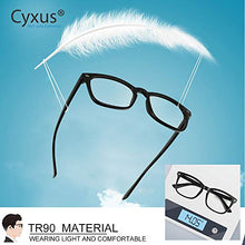 Carica l&#39;immagine nel visualizzatore di Gallery, Cyxus Occhiali luce blu bloccanti per 1-nero / Edizione Di Aggiornamento 2019 - Ilgrandebazar