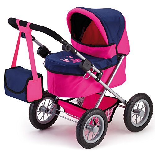 Bayer Design 13013 - Passeggino per Bambole Trendy Rosa/Blu - Ilgrandebazar