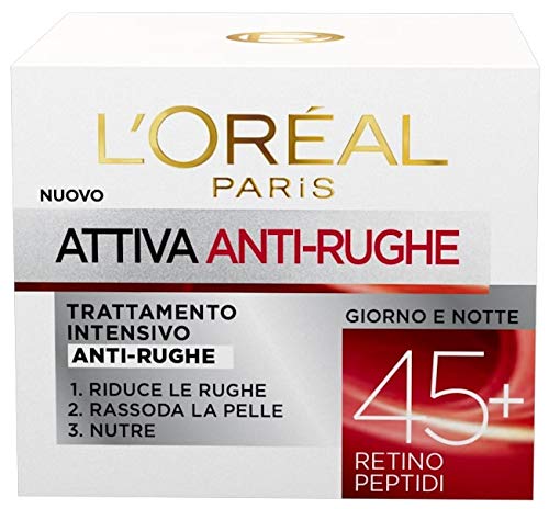 L'Oréal Paris Attiva Antirughe 45+ Crema Viso Donna Intensiva... - Ilgrandebazar
