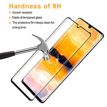 Carica l'immagine nel visualizzatore di Gallery, NONZERS [2 Pezzi] Proteggi schermo in vetro temperato per Huawei P30 Nero