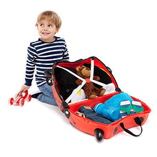Carica l&#39;immagine nel visualizzatore di Gallery, Trunki Valigia Cavalcabile Per Bambini: 46 x 20.5 x 31 cm, Rosso Coccinella