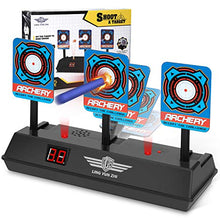 Carica l&#39;immagine nel visualizzatore di Gallery, Keten Bersaglio Elettrico per Nerf Guns, Auto-Reset Intelligent Light Nero