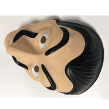 Carica l&#39;immagine nel visualizzatore di Gallery, Casa Di Carta Salvador Dalì, Maschera PVC Costume White - Ilgrandebazar