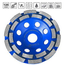 Carica l&#39;immagine nel visualizzatore di Gallery, S&amp;R Mola a Tazza Diamantata/Disco Abrasivo Diamantato 125 per Calcestruzzo,...