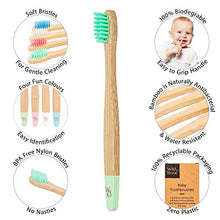 Carica l&#39;immagine nel visualizzatore di Gallery, Wild &amp; Stone | Spazzolino da denti per bambino in bambù organico | Quattro... - Ilgrandebazar