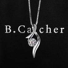 Carica l&#39;immagine nel visualizzatore di Gallery, B.Catcher collana da donna in argento con pendente zircone a diamante - Ilgrandebazar